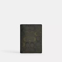 Passport Card Case In Signature Camo Print