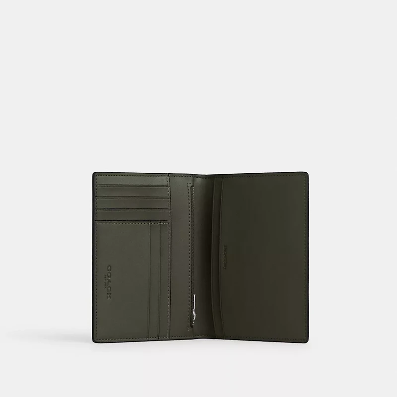 Passport Card Case In Signature Camo Print