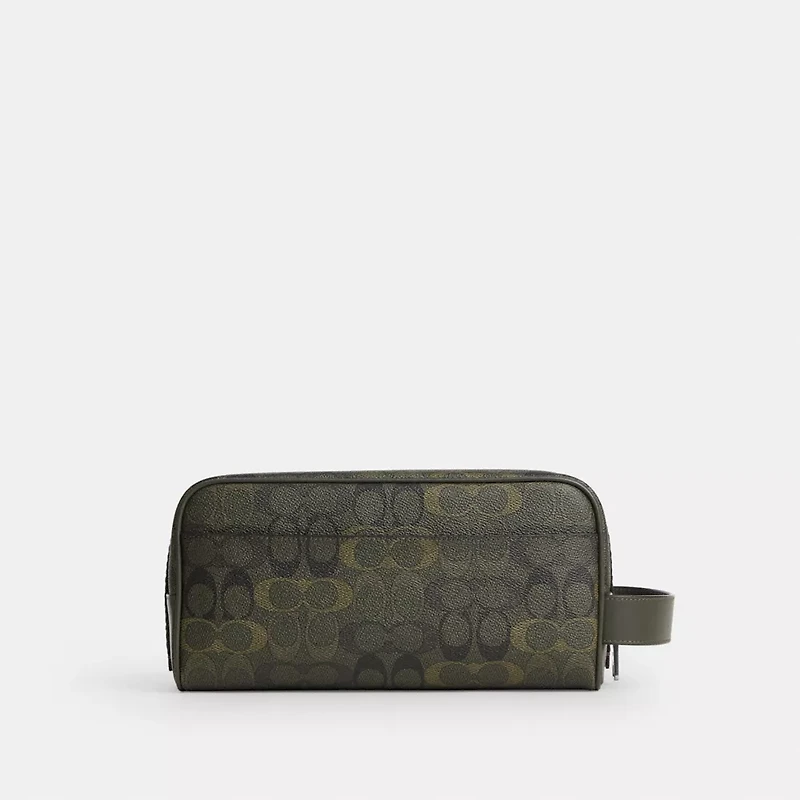 Large Travel Kit In Signature Camo Print