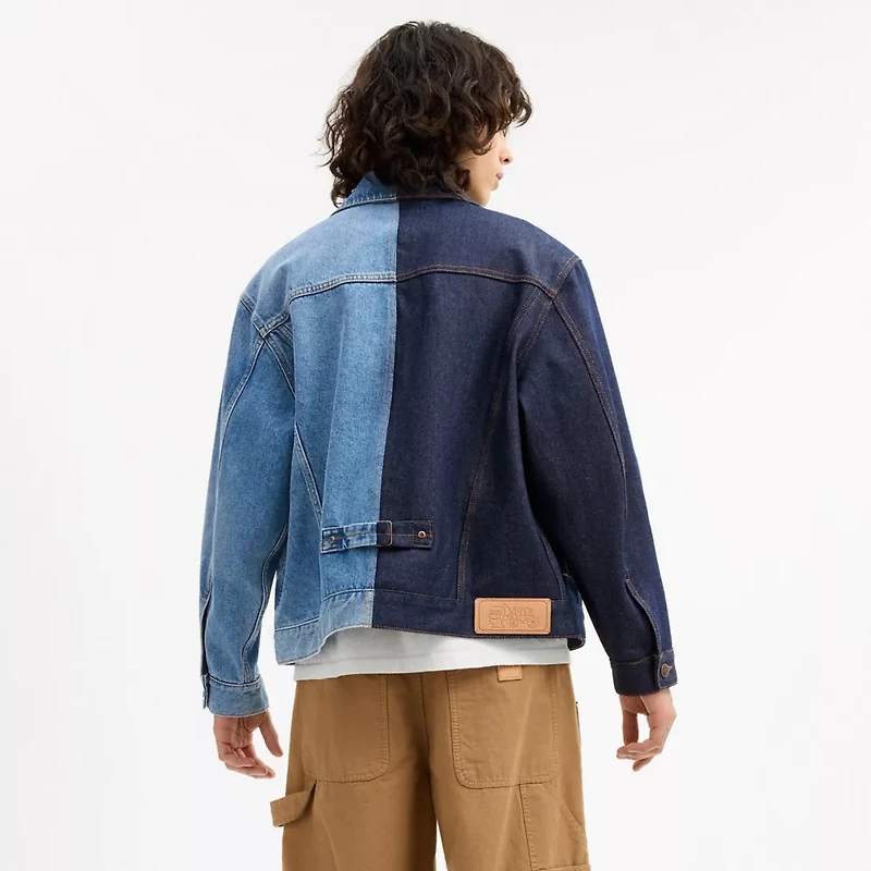 Coach | Brain Dead Split Denim Jacket Recycled Cotton