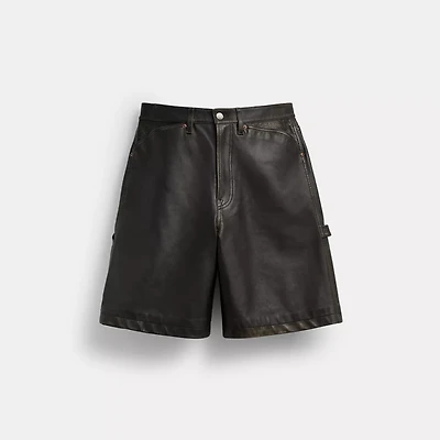 Coach | Brain Dead Loved Leather Shorts