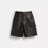 Coach | Brain Dead Loved Leather Shorts
