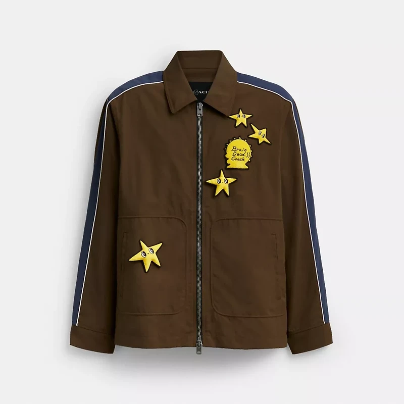 Coach | Brain Dead Nylon Racer Jacket Recycled Polyamide