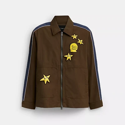 Coach | Brain Dead Nylon Racer Jacket Recycled Polyamide