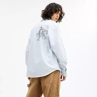 Coach | Brain Dead Signature Long Sleeve Button Up Shirt