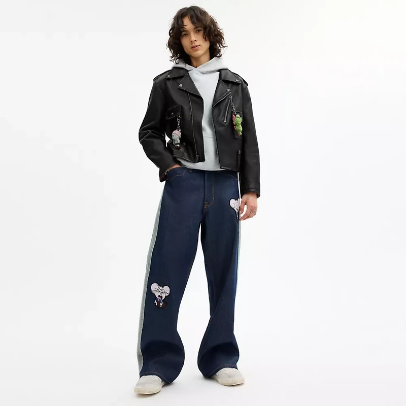 Coach | Brain Dead Leather Biker Jacket