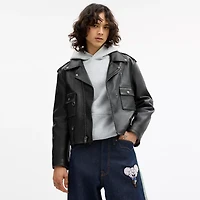 Coach | Brain Dead Leather Biker Jacket