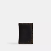 Id Card Wallet In Loved Leather