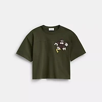 Coach | Brain Dead Football Cropped T-Shirt