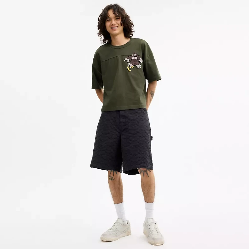 Coach | Brain Dead Football Cropped T-Shirt