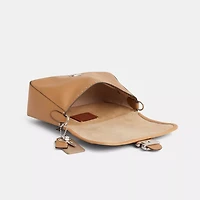 Upcrafted Soft Tabby Shoulder Bag With Rivets And Tooling