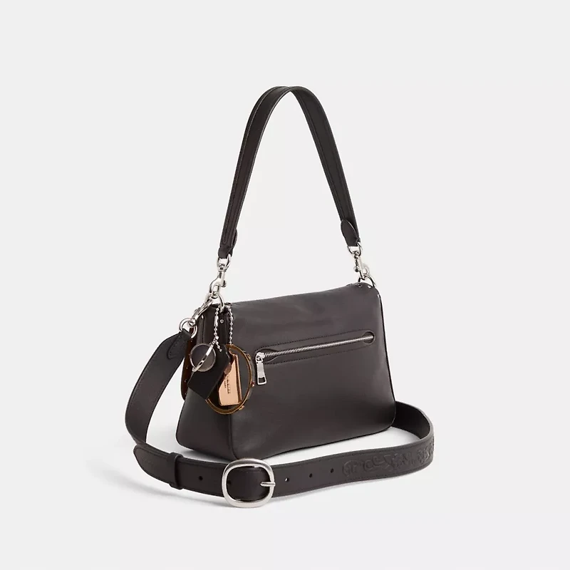 Upcrafted Soft Tabby Shoulder Bag With Rivets