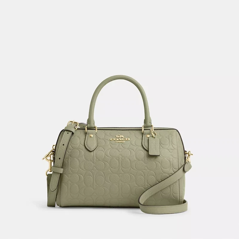 Rowan Satchel Bag In Signature Leather