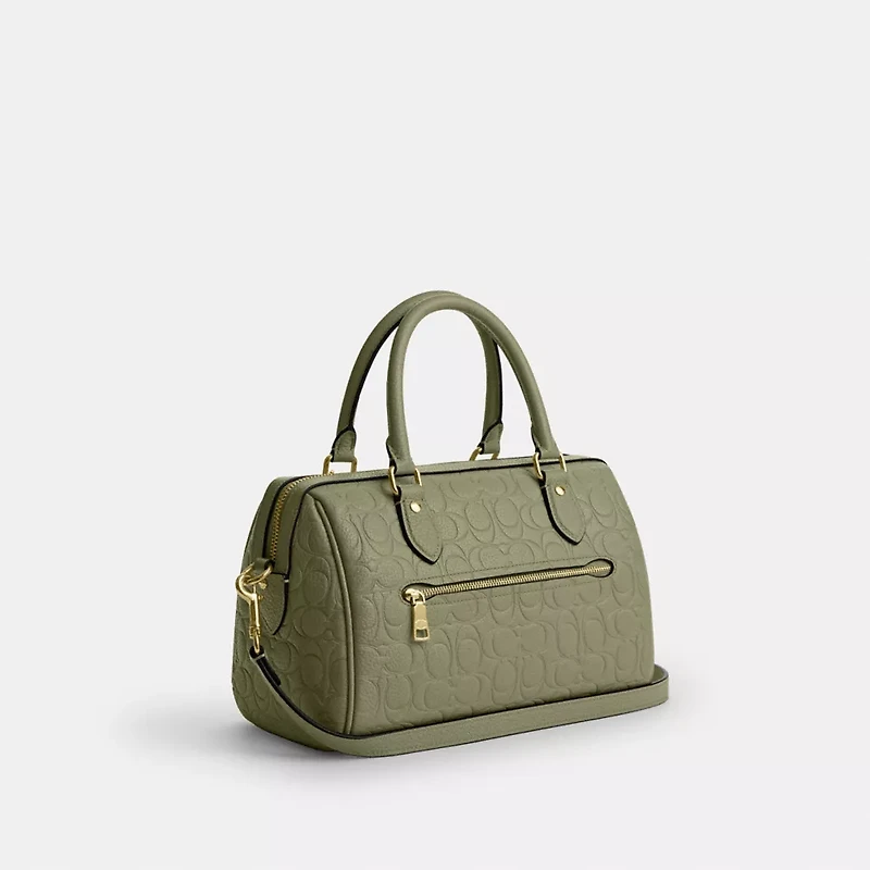 Rowan Satchel Bag In Signature Leather
