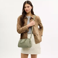Rowan Satchel Bag In Signature Leather