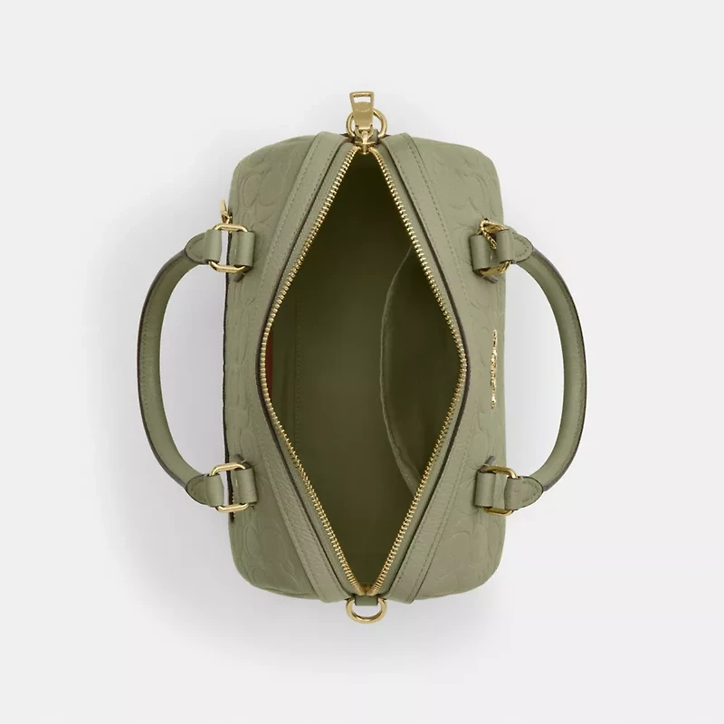 Rowan Satchel Bag In Signature Leather