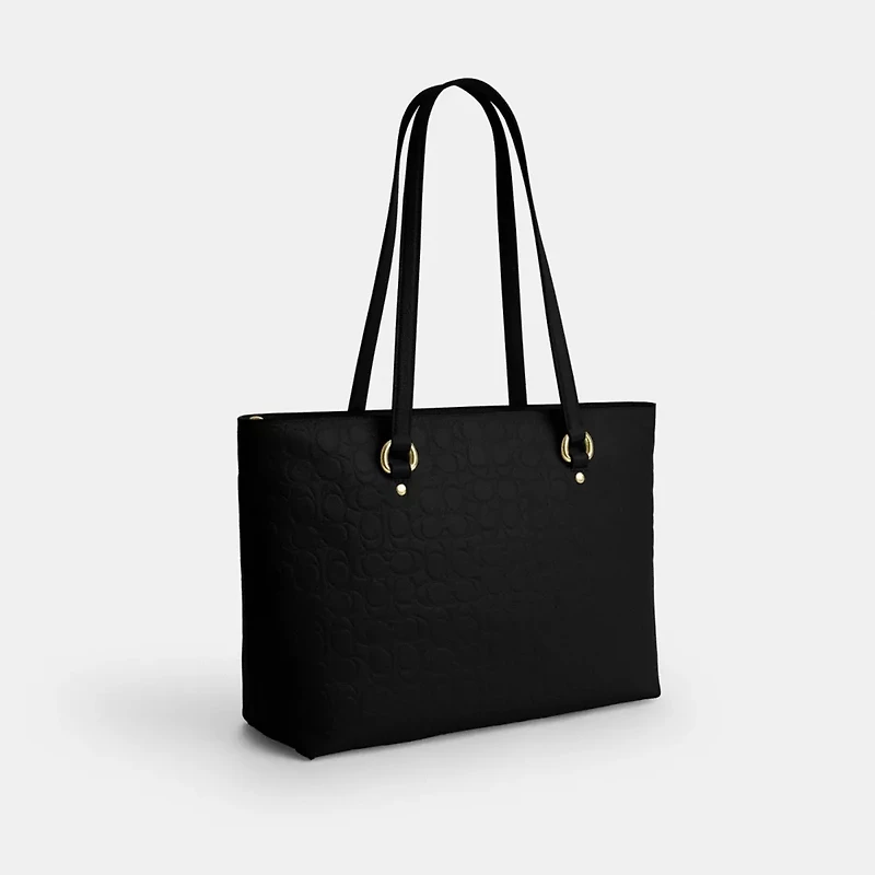 Station Tote Bag In Signature Leather