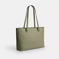 Station Tote Bag In Signature Leather