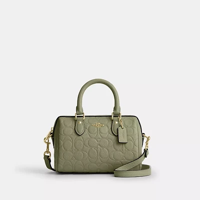 Mini Rowan Crossbody Bag In Signature Leather