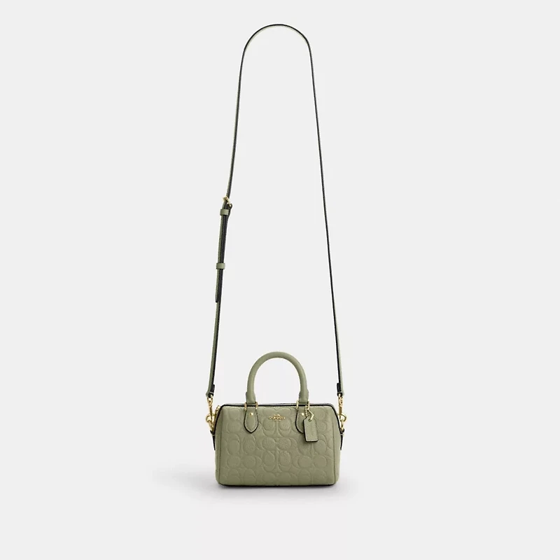 Mini Rowan Crossbody Bag In Signature Leather
