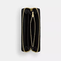 Long Zip Around Wallet In Signature Leather