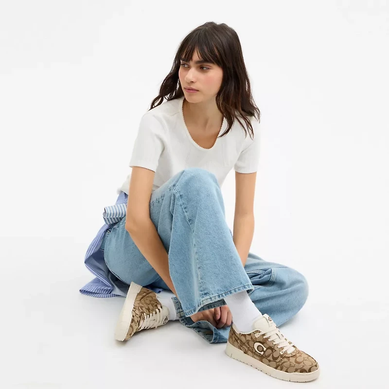 Soho Sneaker Signature Jacquard