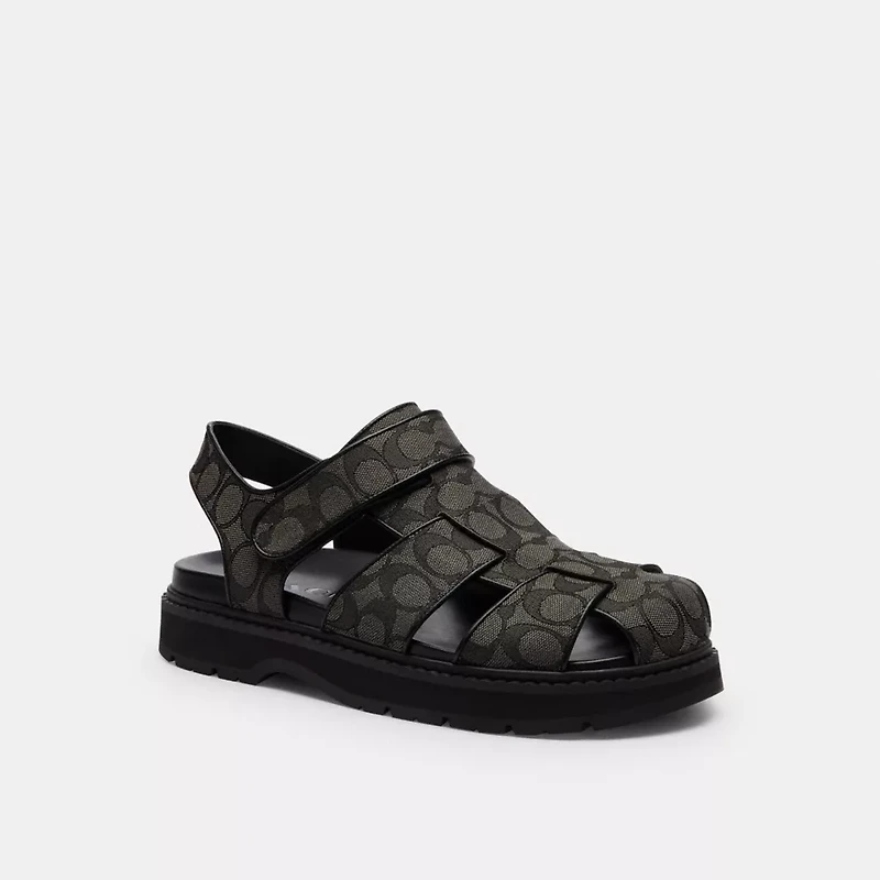 Fisherman Sandal Signature Jacquard