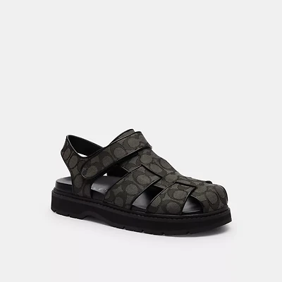 Fisherman Sandal Signature Jacquard