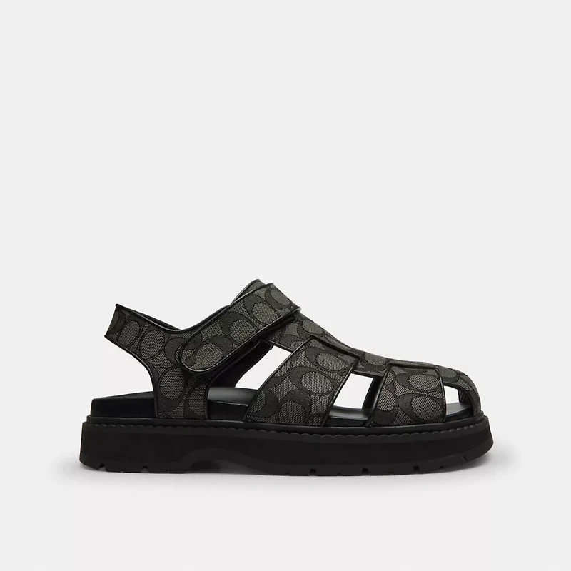 Fisherman Sandal Signature Jacquard