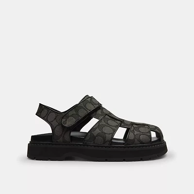 Fisherman Sandal Signature Jacquard