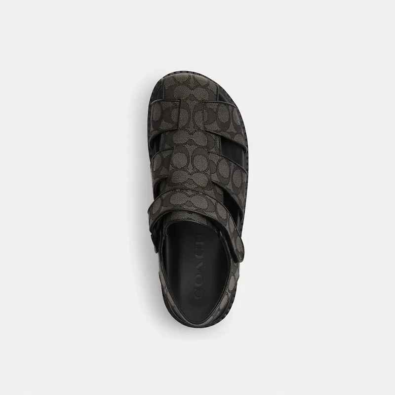 Fisherman Sandal Signature Jacquard