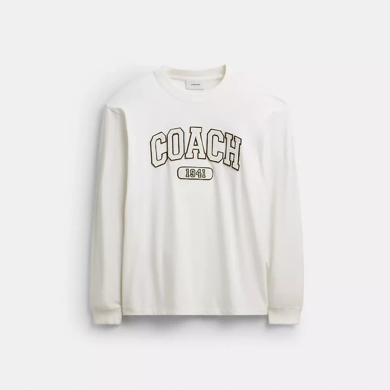 Sporty Relaxed Long Sleeve T-Shirt Organic Cotton