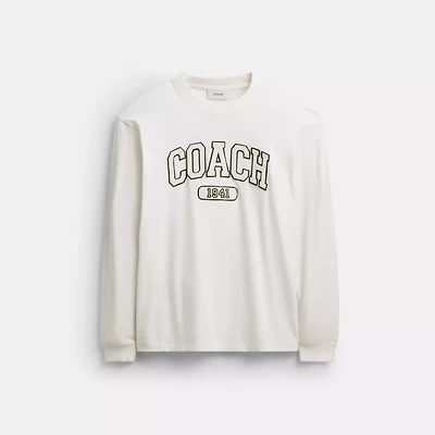 Sporty Relaxed Long Sleeve T-Shirt Organic Cotton