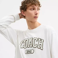 Sporty Relaxed Long Sleeve T-Shirt Organic Cotton