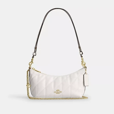 Caitlin Shoulder Bag With Quilting And Charm