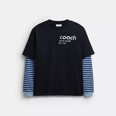 Double Layered Long Sleeve T-Shirt Organic Cotton