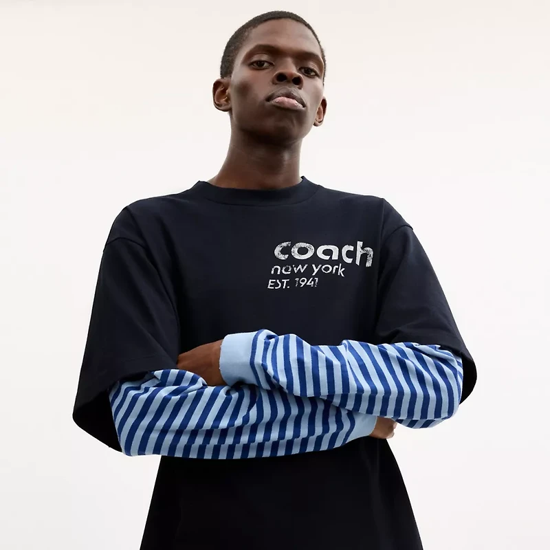 Double Layered Long Sleeve T-Shirt Organic Cotton