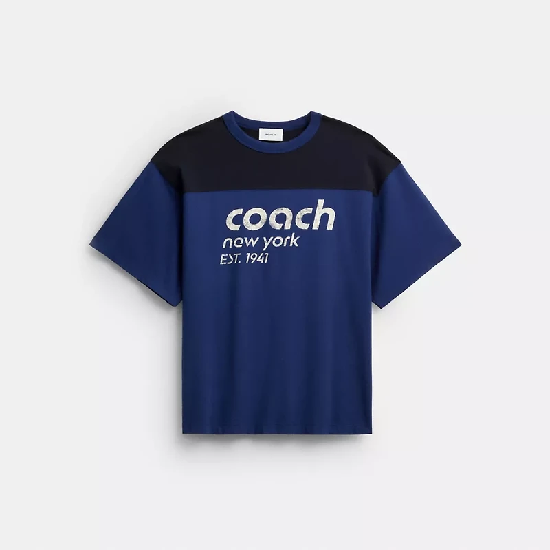 Color Blocked T-Shirt Organic Cotton