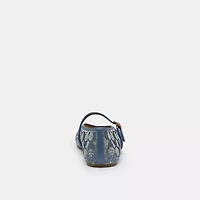 Mary Jane Crystal Signature Denim