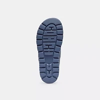 Brynn Thong Sandal Crystal Signature Denim