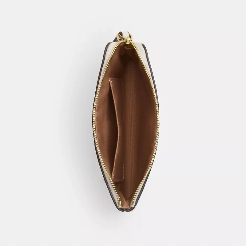 Corner Zip Wristlet With Cherry Print