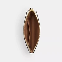 Corner Zip Wristlet With Cherry Print