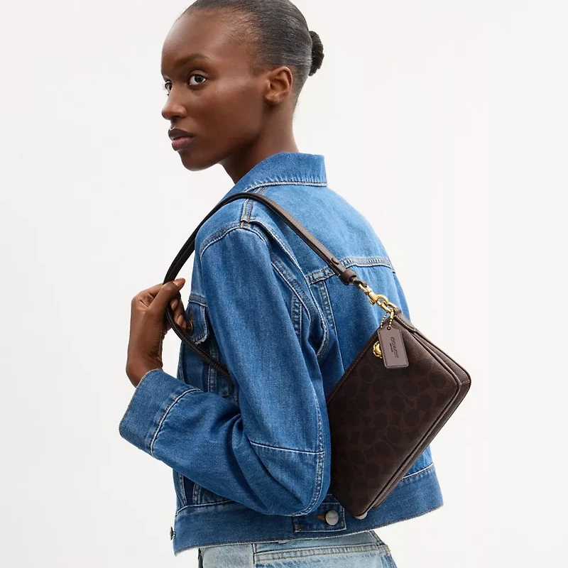 Audrey Crossbody Bag In Signature Canvas