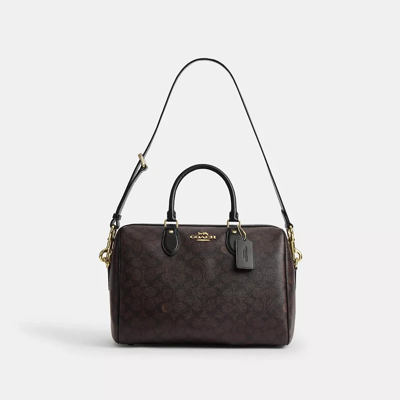 Rowan Large Satchel Bag In Signature Canvas
