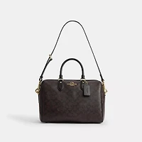 Rowan Large Satchel Bag In Signature Canvas