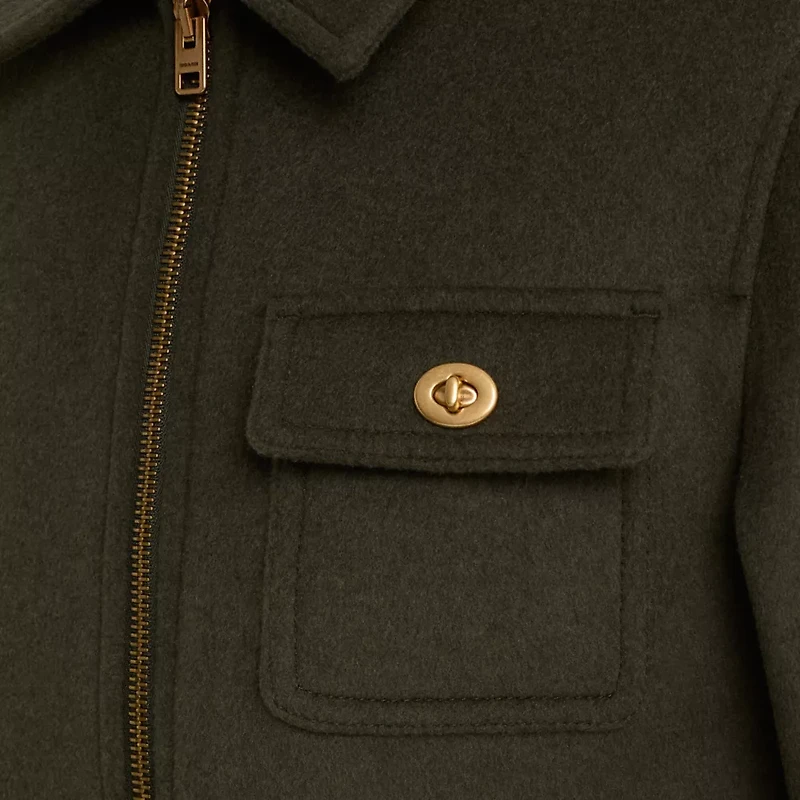 Restored Short Wool Coat