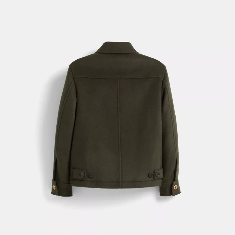 Restored Short Wool Coat