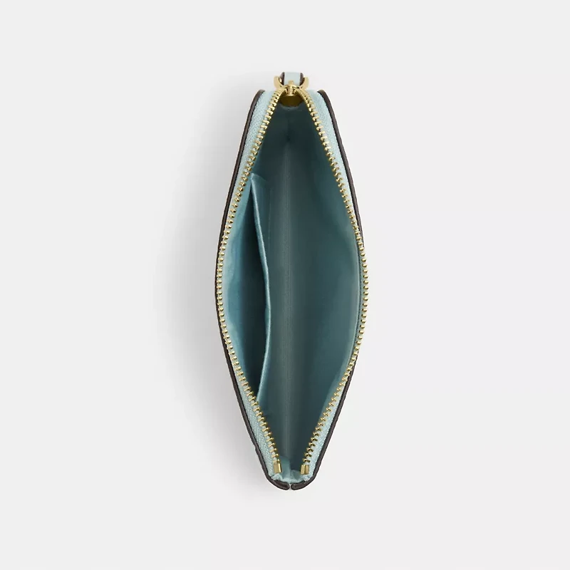 Corner Zip Wristlet In Signature Canvas
