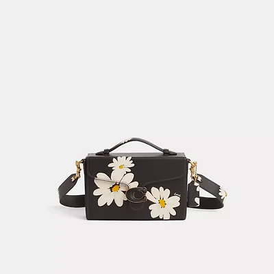 Restored Tabby Box Bag With Floral Print