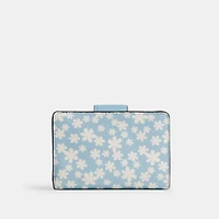 Medium Corner Zip Wallet With Floral Print